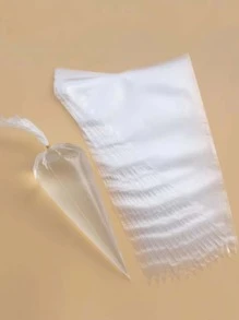 100 pièces Sac à pâtisserie transparent jetable