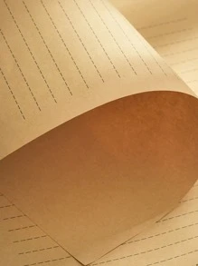 10 piezas Papel de escritura con patrón de ciervo al azar con Sobre - Multicolor - Ver 3