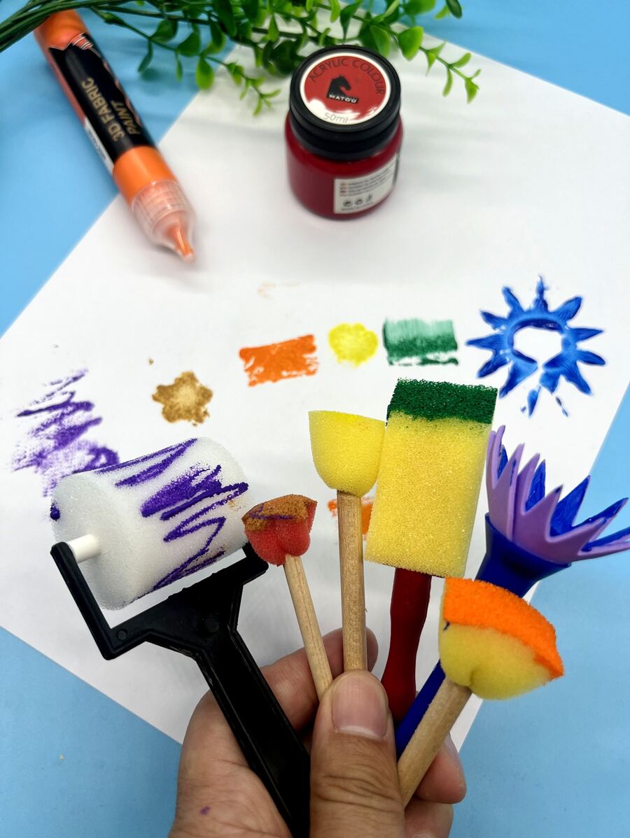 opeth 6入組海綿藝術工具