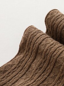 3pairs Toddler Girls Brown Series Solid Tights - Multicolor - View 4