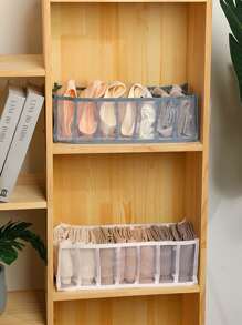 1 Màu Sắc Ngẫu Nhiên Tủ Quần Áo Tổ Chức Quần Áo, Hộp Lưu Trữ Đồ Lót Di Động Có Thể Giặt Được, Hộp Bảo Quản Đồ Lót Ngăn Kéo Tất Tổ Chức - Nhiều màu - Xem 2