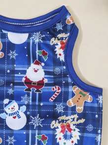 Petsin 聖誕寵物背心,1 件 - 藍色 - 查看 4