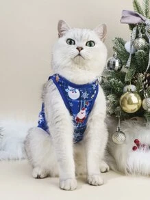 Petsin 聖誕寵物背心,1 件 - 藍色 - 查看 5