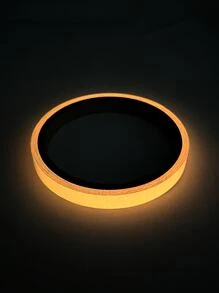 1roll PVC Floor Sealing Sticker, Modern Glow In The Dark Decoration Tape For Home - Orange - View 2