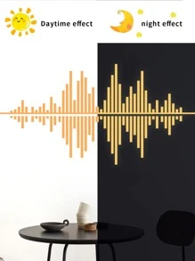 1roll PVC Floor Sealing Sticker, Modern Glow In The Dark Decoration Tape For Home - Orange - View 7