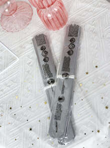 8pcs Decorative Tissue Paper Pom Pom - Silver - View 4