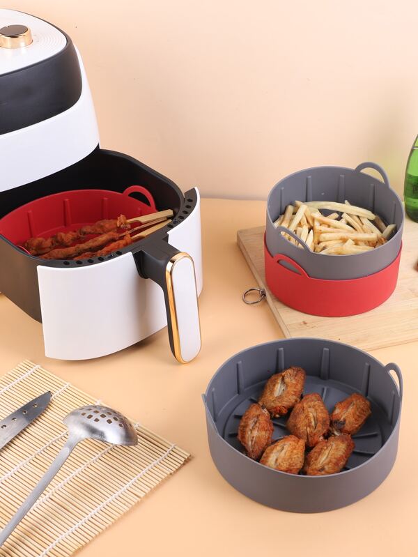 1pc Random Color Air Fryer Silicone Pad SHEIN USA