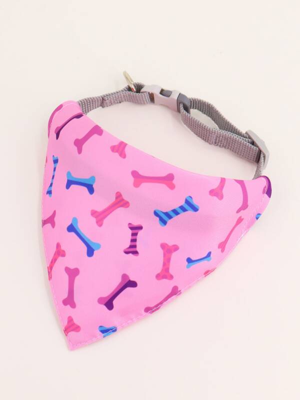 Supet Bandana para animal de estimação Osso Padrão