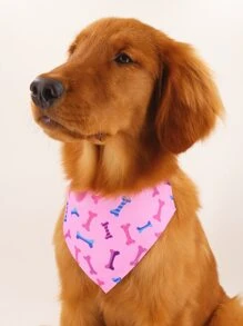Supet Bandana para animal de estimação Osso Padrão
