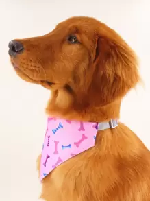 Supet Bandana para animal de estimação Osso Padrão