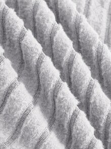 SHEIN MOD Solid Ribbed Knit Tank Top - Light Grey - View 4