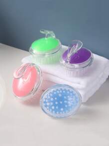 1pc Multifunction Massage Hair Brush, Creative Random Color Head Massage Brush Shampoo Comb Home Bathroom Decor - Multicolor - View 5