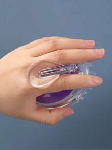 1pc Multifunction Massage Hair Brush, Creative Random Color Head Massage Brush Shampoo Comb Home Bathroom Decor - Multicolor - View 6