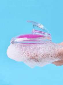 1pc Multifunction Massage Hair Brush, Creative Random Color Head Massage Brush Shampoo Comb Home Bathroom Decor - Multicolor - View 7