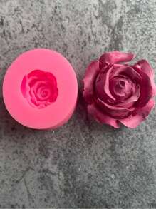 1pc Flower Design Candy Mold - Pink - View 1