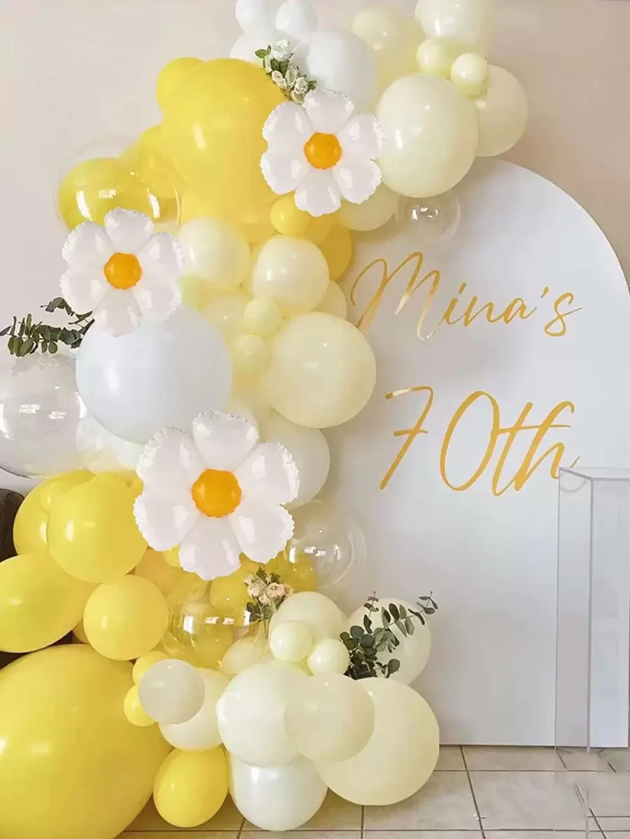 125pcs Flower Design Balloon Garland - Multicolor - View 1