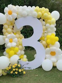 125pcs Flower Design Balloon Garland - Multicolor - View 2