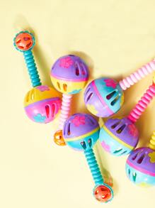 1pc Random Color Floral Pattern Pet Sound Toy - Multicolor - View 2