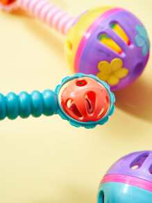 1pc Random Color Floral Pattern Pet Sound Toy - Multicolor - View 3