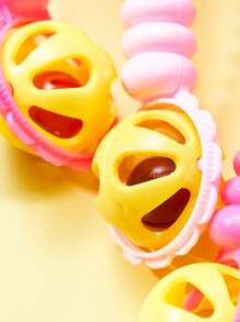 1pc Random Color Floral Pattern Pet Sound Toy - Multicolor - View 4