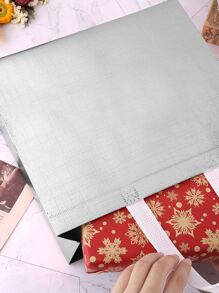 4入組素色禮品袋 - 銀色 - 查看 2