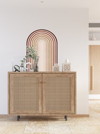 1入組拱形圖案牆貼