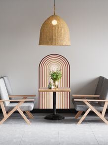 1pc Arch Pattern Wall Sticker - Multicolor - View 6