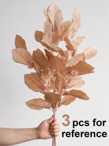 1 片人造叶子，情人节、生日毕业礼物，假植物 - 棕色 - 查看 4