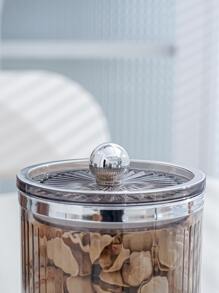 1 pieza transparente alimento almacenamiento frasco - Multicolor - Ver 8