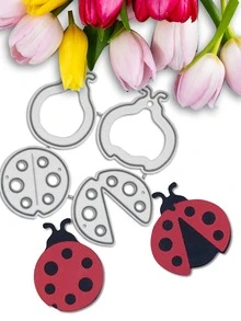 1入組瓢蟲形狀切割模具