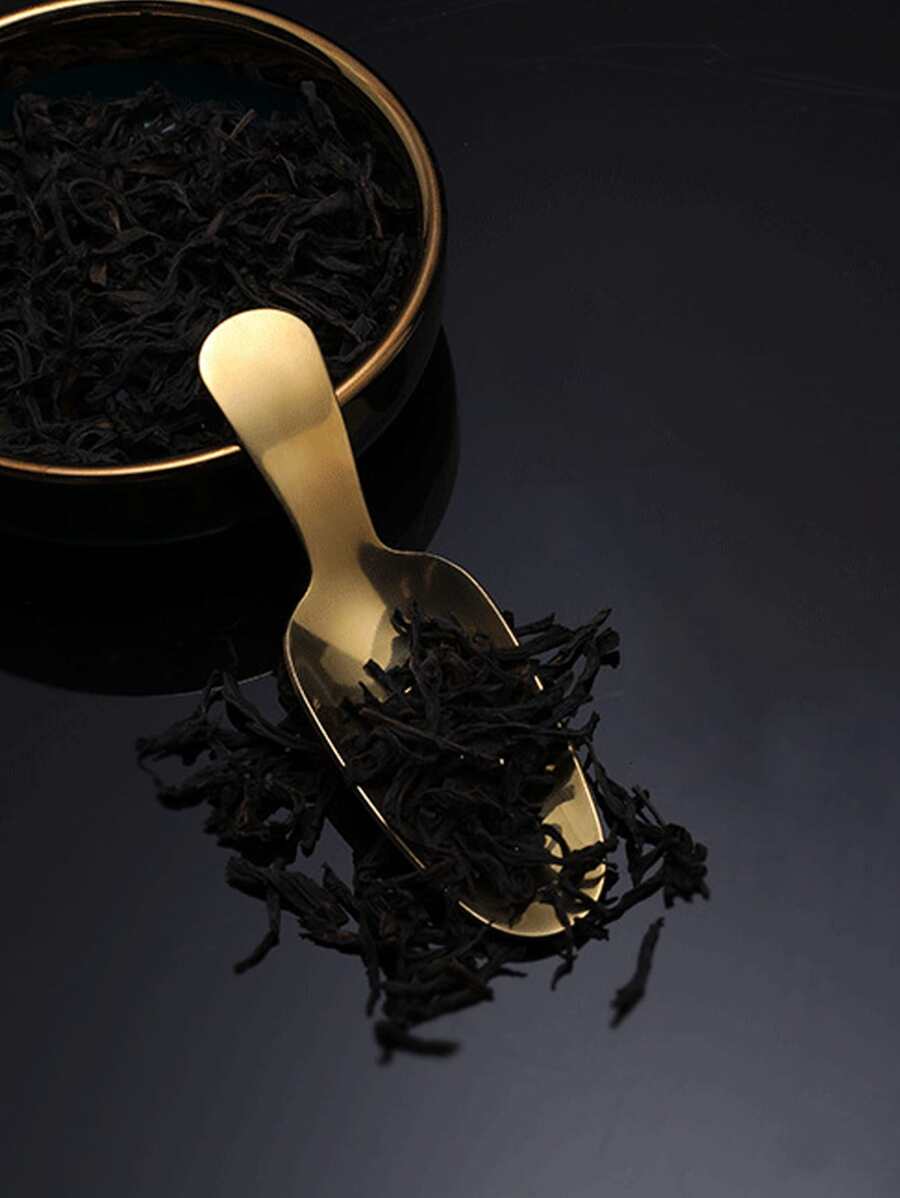 1入組不銹鋼湯匙 - 金色 - 查看 1