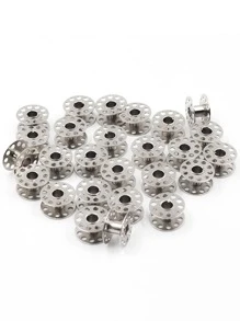 5入組鋅合金縫紉機梭芯 - 銀色 - 查看 3