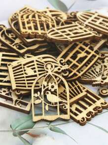 30pcs Birdcage Shaped Random DIY Sewing Decoration - Multicolor - View 2