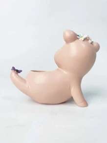 1pc Cartoon Pig Design Plant Container - Nhiều màu - Xem 2