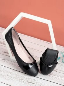 Bailarinas con diseño girante - Negro - Ver 3