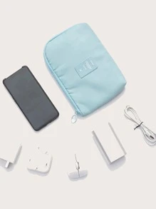 素色旅行收納包 - 淺藍色 - 查看 2