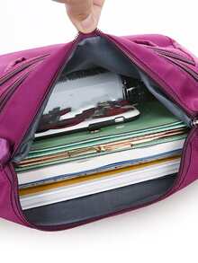 Minimalist Crossbody Bag - Purple - View 5