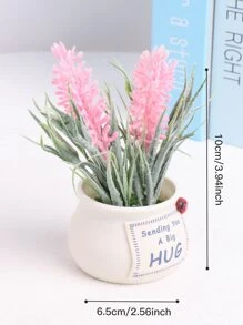 1 件汽车装饰人造薰衣草盆景、装饰品、礼物、家居装饰、万圣节装饰、装饰品、厨房装饰生日毕业、假植物 - 彩色 - 查看 4