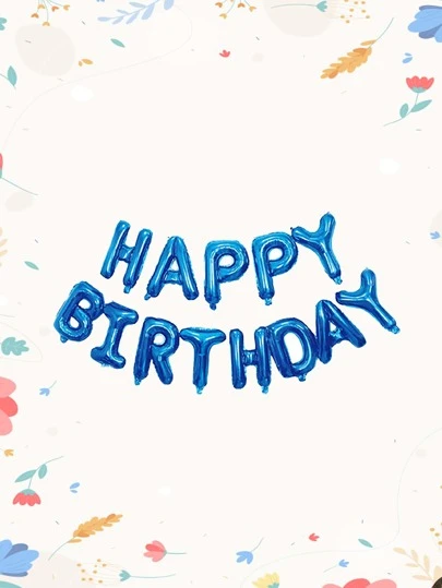 14pcs Letter Design Balloon