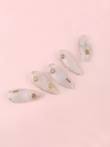 Transform Your Nails With Full Cover Nail Art Transfer Foil 1box Gradient Bronzing Marbling Nail Transfer For Women And Girls Nail Stickers DIY