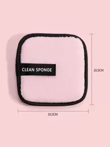 MAANGE 3pcs Makeup Remover Puff,Soft And Skin Friendly Face Towel,Cleaning Tools Easy Carrying For Travel - Multicolor - View 3