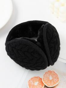 Bịt tai có kết cấu rắn cho nam - màu đen - Xem 1