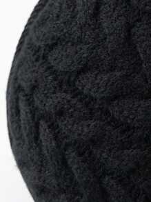 Bịt tai có kết cấu rắn cho nam - màu đen - Xem 3