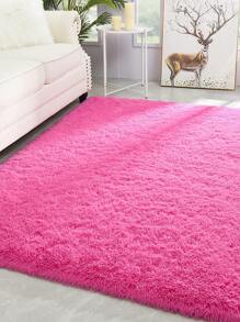 Đồng Bằng Sang Trọng Thảm Bắc Âu Thảm Ghế Sofa Phòng Khách Bàn Chăn Phòng Ngủ Đầu Giường Mềm Mại Toàn Phòng Sang Trọng Sàn - Màu Hồng Tươi - Xem 6