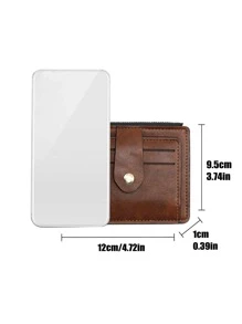 Simple Style Multipurpose Minimalist PU Leather Coin And For Daily Use With Card Slots Casual Card Holder Card Holder Wallet Business Card Holder Credit Card Holder Id Card Holder Card Holder Women For Men Wallet Mini Wallet Purse Wallet Card Wallet
