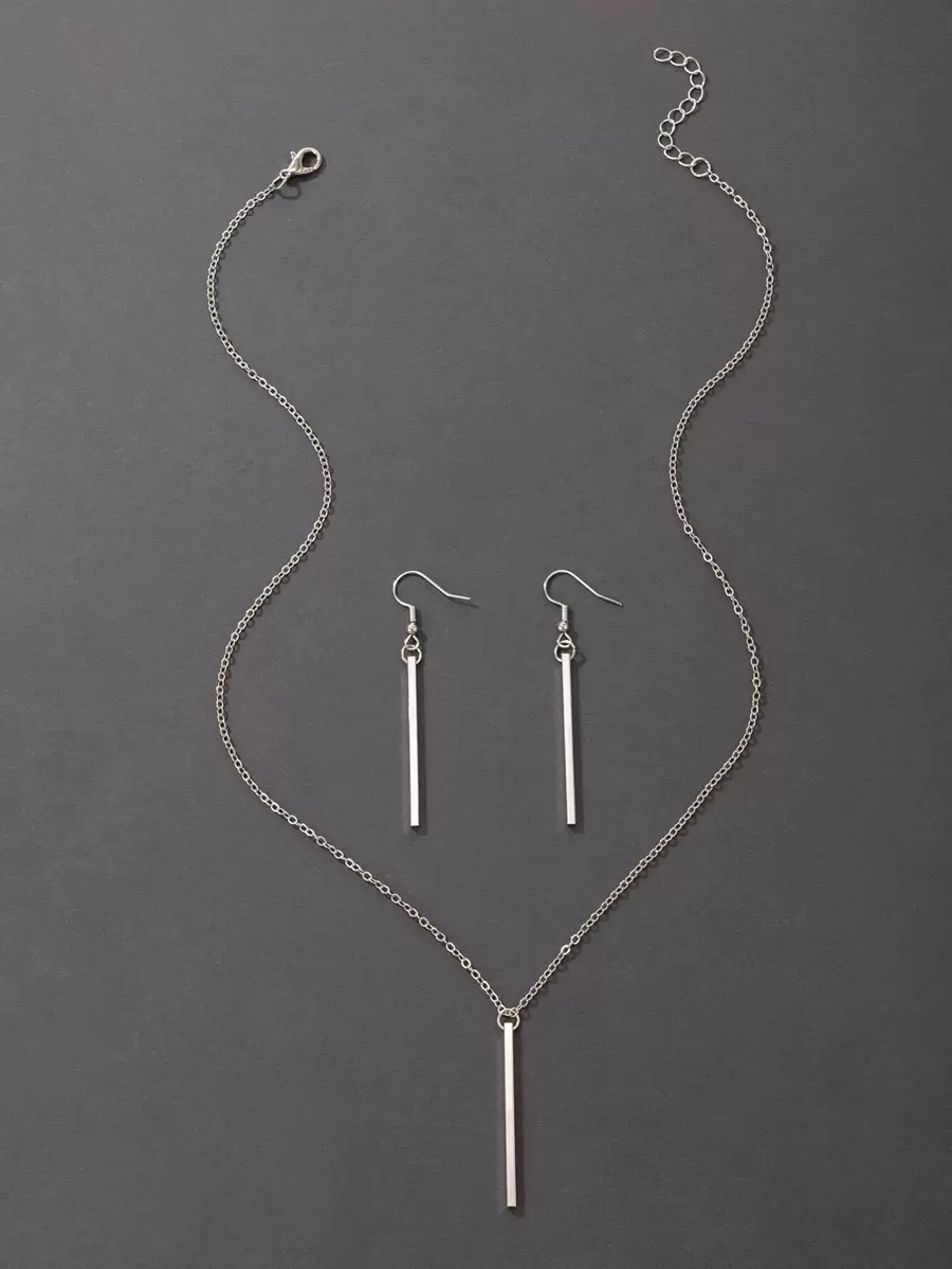 imoli 3入組幾何裝飾首飾套裝