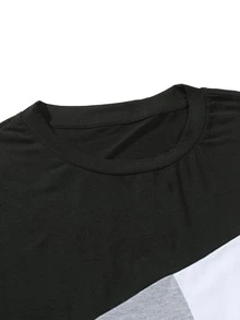 Manfinity Men Cut And Sew Tee - Multicolor - View 4