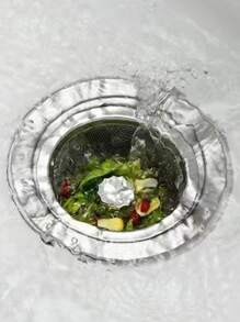 1pc Stainless Steel Sink Drain Stopper, Sink Filter With Plug, Kitchen Stainless Steel Water Filter, Wash Basin Slag Screen Bathroom Bathroom Accessories Bathroom Tools