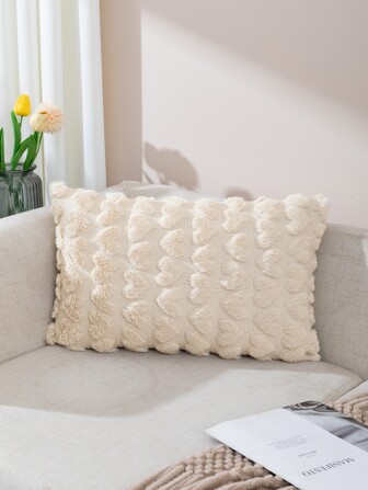 Heart Tufted Fuzzy kuddfodral utan fyllmedel