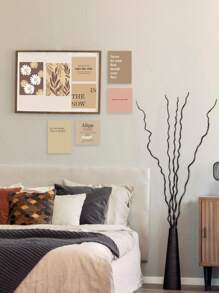 8pcs Plant & Slogan Graphic Postcard - Multicolor - View 4